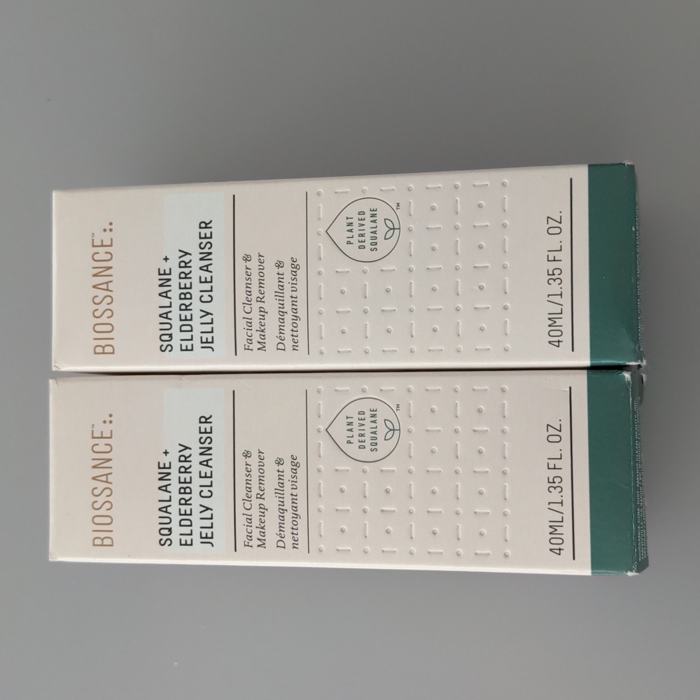 Biossance Squalane+ elderberry jelly cleanser,NWT,80 ml